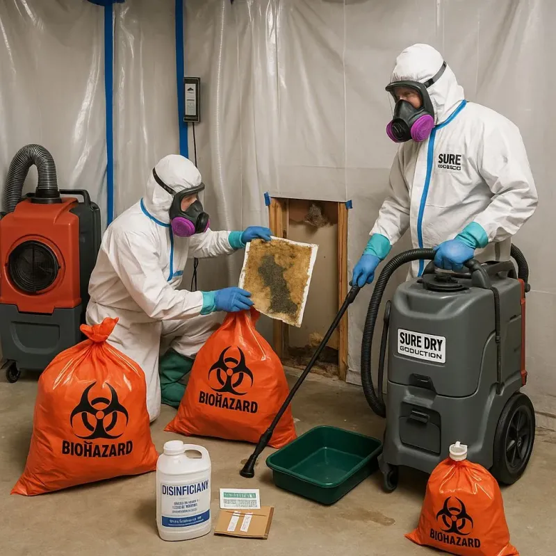 Contaminated Water Handling Protocols process in West Peoria, IL
